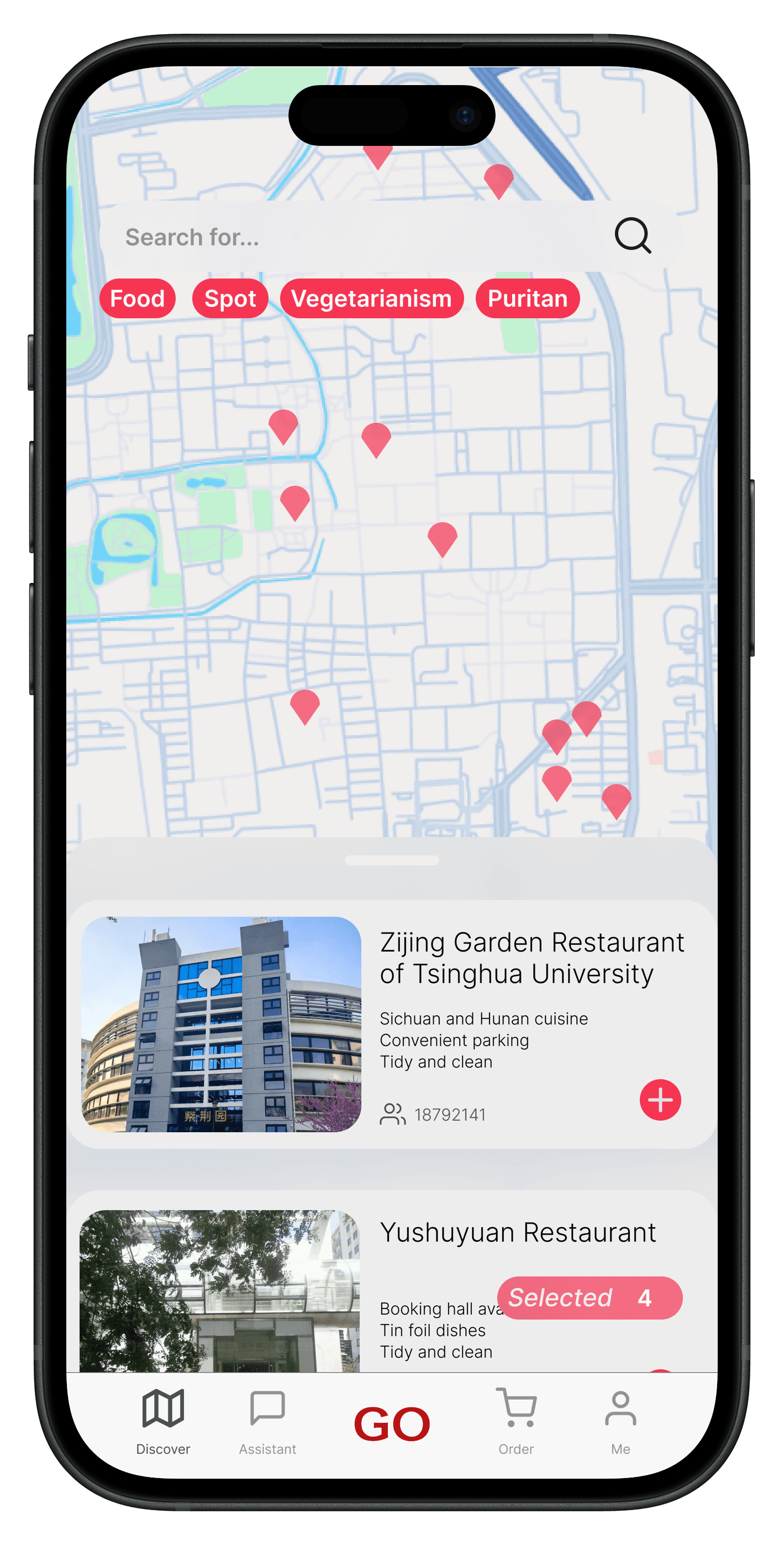 GoMap Mockup