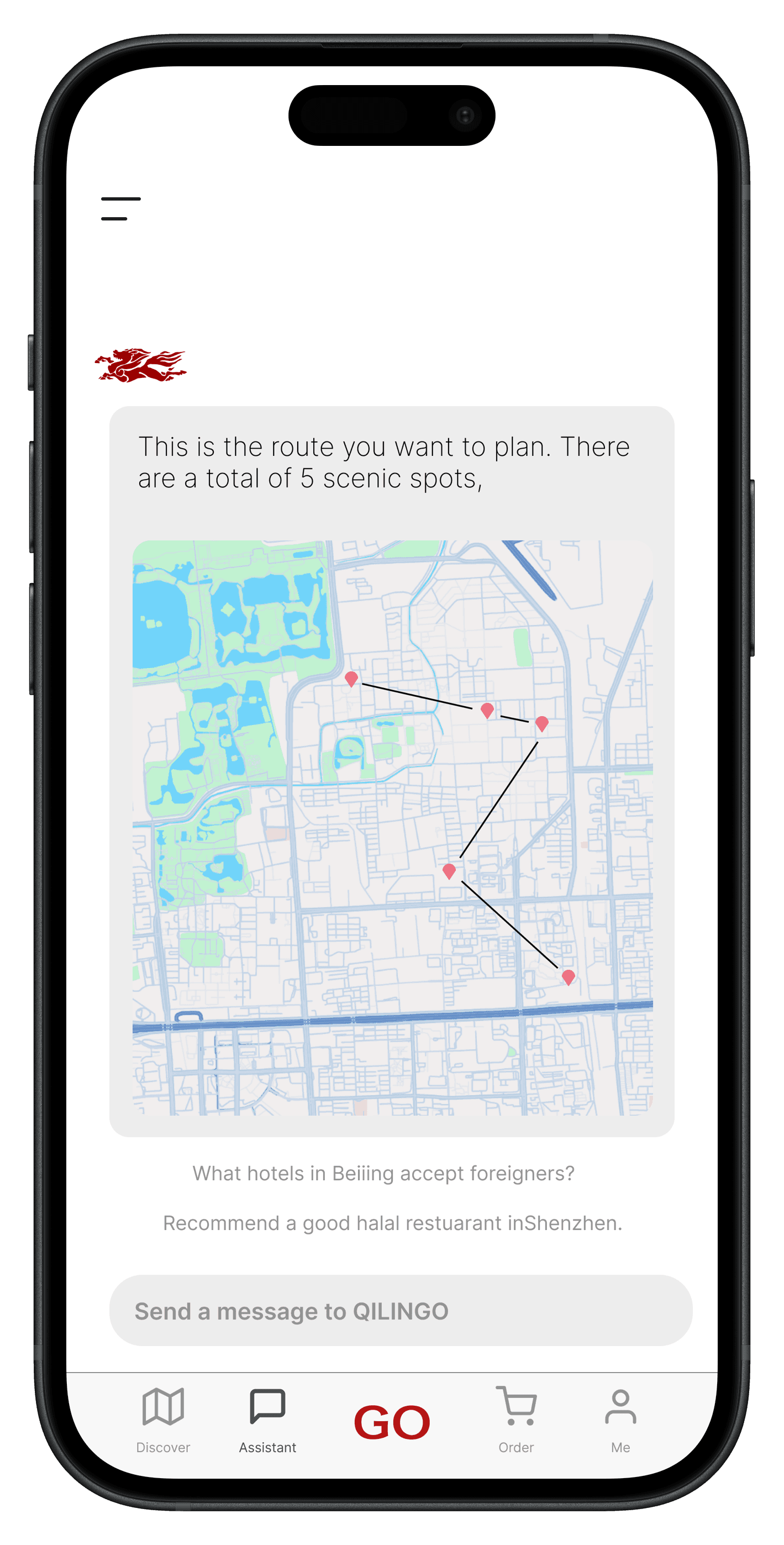 GoAssistant Mockup